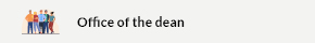 This opens a new window Office of the dean