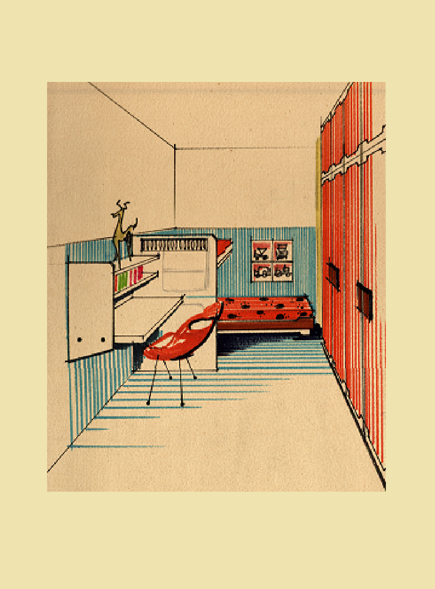 Proyecto de dormitorio juvenil