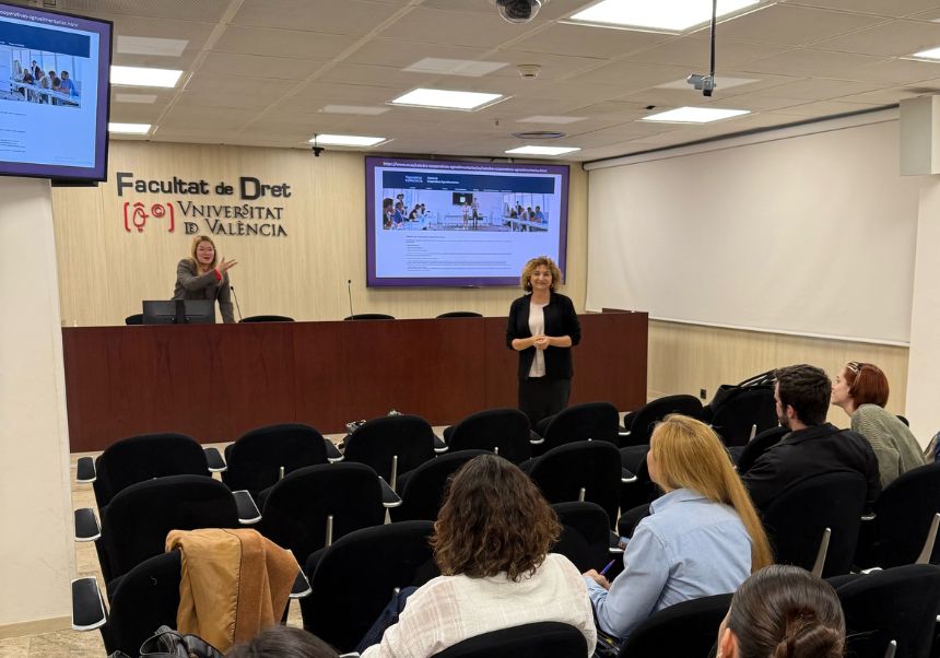 Fotografía durante el seminario. Pilar Alguacil.